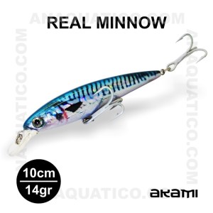 Amostra para robalos e outros predadores  REAL MINNOW