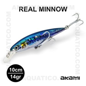 Amostra para robalos e outros predadores  REAL MINNOW