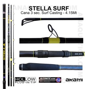 Cana STELLA para pesca de surf casting