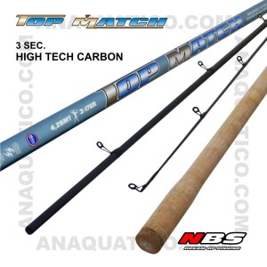 Cana NBS TOP MATCH para pesca à inglesa