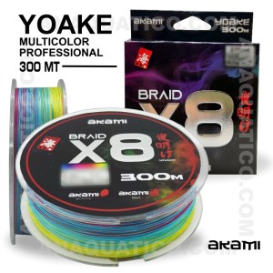 Linha entrançada YOAKE AKAMI MULTICOLOR