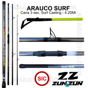CANA ZUN ZUN ARAUCO SURF 3 SEC. 4,20MT - 100/200GR - HOLLOW
