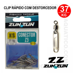 CLIP EM INOX COM DESTORCEDOR E TERMORRETRÁTIL L - 12 PCS