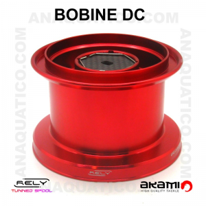 RELY DC BOBINE FUNDA EM ALUMÍNIO COR VERMELHA