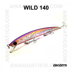 AMOSTRA AKAMI WILD 14CM / 16GR SLOW SINKING MLT