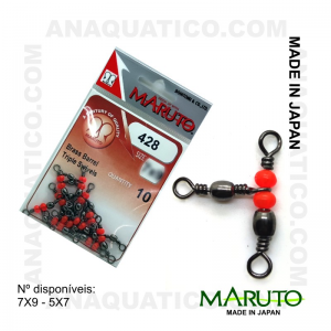 DESTORCEDOR MARUTO TRIPLO COM MISSANGA 428 Nº5X7 COR BLACK NICKEL - 10 PCS