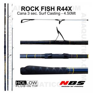 NBS ROCK FISH R44X SURF 3SEC. 4.5MT - 100/250GR - TUBULAR