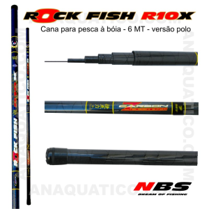 CANA ROCK FISH R10X NBS  6MT - 10/120GR VERSÃO POLO