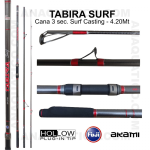 CANA AKAMI TABIRA SURF 3 SEC. 4,20MT - 100/250GR - HOLLOW
