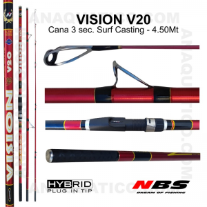NBS VISION V20 SURF 3SEC. 4.5MT - 90/200GR - HÍBRIDA