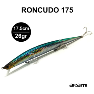 AMOSTRA AKAMI RONCUDO 17.5 CM / 26GR AFUNDANTE LENTO SARDINE