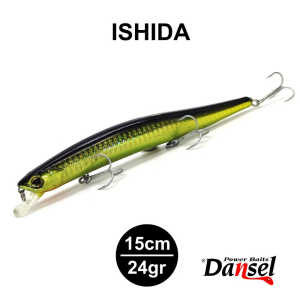 AMOSTRA DANSEL ISHIDA 15CM / 24GR  SUSPENDING D23