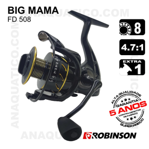 CARRETO ROBINSON BIG MAMA 508 BB 8/ Drag 5.5Kg / R 4.7:1