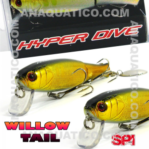 SPI WILLOW TAIL FLOAT. 11CM  / 15GR METALLIC AYU