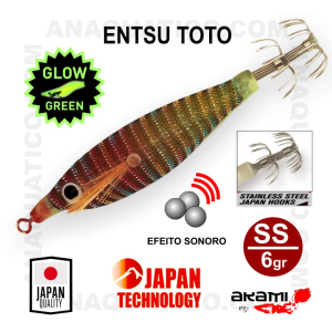 ENTSU TOTO AKAMI SS - 6CM / 6GR - COR EGY