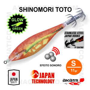 SHINONORI TOTO AKAMI S - 7.5CM / 11GR  - COR SHO