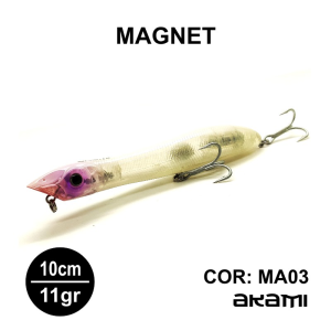 AMOSTRA AKAMI  MAGNET 100 10CM / 11GR  TOP WATER MA03