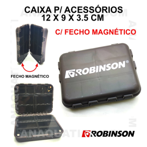 CAIXA ROBINSON P/ ACESSÓRIOS 12 X 9 X 3.5CM