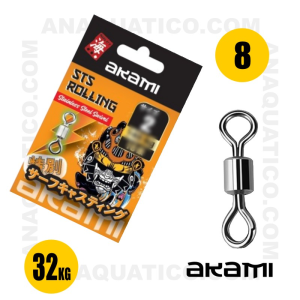 DESTORCEDOR STS ROLLING AKAMI Nº 8 - 32KG - 15 PCS
