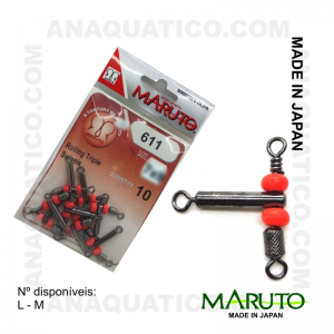 DESTORCEDOR MARUTO TRIPLO COM MISSANGA 611 L COR BLACK NICKEL - 10 PCS