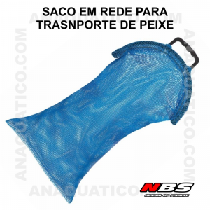 SACO EM REDE PARA PEIXE NBS - 59 X 65CM