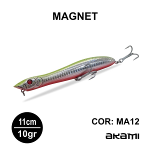 AMOSTRA AKAMI MAGNET 100 10CM / 11GR TOP WATER MA12