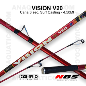 NBS VISION V20 SURF 3SEC. 4.5MT - 90/200GR - HÍBRIDA