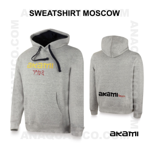 SWEATSHIRT AKAMI MOSCOW COR CINZA - L