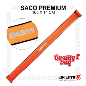 SACO PREMIUM COR LARANJA 165 X 14 CM