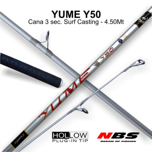 NBS YUME Y50 SURF 3SEC. 4.5MT - 100/220GR - TUBULAR