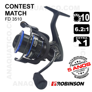 CARRETO ROBINSON CONTEST MATCH 3510 BB 10 / Drag 12Kg / R 6.2:1