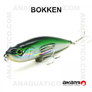 AMOSTRA AKAMI BOKKEN 10CM /20.5GR TOP WATER GREEN JACK