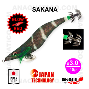SAKANA AKAMI 3.0/ 15.85GR - COR BKST