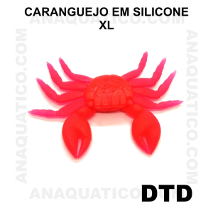 CARANGUEJO EM SILICONE DTD - XL - 11 X 6 CM