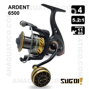 CARRETO SUGOI ARDENT 6500 BB 4/ Drag 11Kg / R 5.2:1