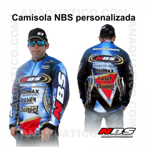 CAMISOLA NBS PERSONALIZADA COR AZUL - S