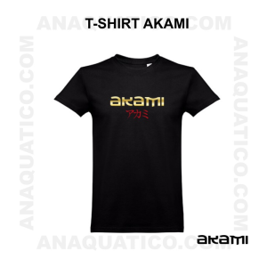 T-SHIRT AKAMI COR PRETA - M