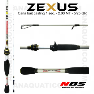 NBS ZEXUS X8 1 SEC. 2.00MT - 5/25GR - FAST MEDIUM HEAVY