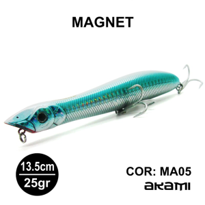 AMOSTRA AKAMI MAGNET 135 13.5CM / 25GR TOP WATER MA05