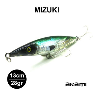 AMOSTRA AKAMI MIZUKI 13CM / 28GR TOP WATER GREEN SAND
