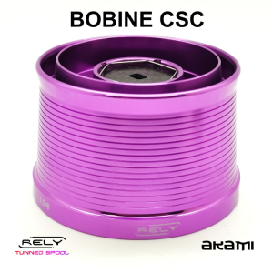 RELY CSC BOBINE CÓNICA EM ALUMÍNIO COR ROXO
