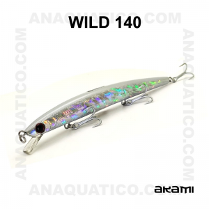 AMOSTRA AKAMI WILD 14CM / 16GR SLOW SINKING WHT