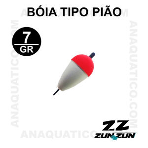 BÓIA PIÃO ZUN ZUN XF - 40x25 CM - 7 GR - 2 PCS