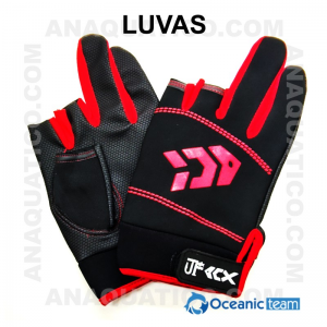 OCEANIC TEAM LUVAS NEOPRENE COR VERMELHO