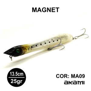AMOSTRA AKAMI  MAGNET 135 13.5CM / 25GR  TOP WATER MA09