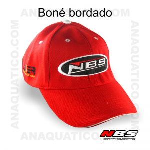 BONÉ NBS BORDADO COR VERMELHO