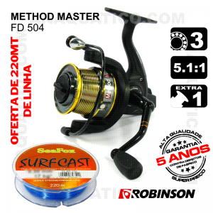 ROBINSON METHOD MASTER FD 504 BB 3+1 / Drag 11Kg / R 5.1:1