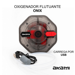 OXIGENADOR FLUTUANTE AKAMI ONIX COR VERMELHO