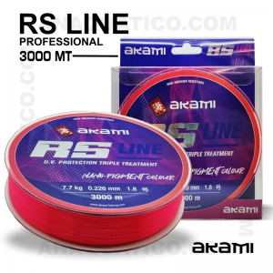 LINHA AKAMI RS LINE PROFESSIONAL 0,165mm / 4,90kg / 3000Mt