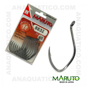ANZOL MARUTO 8832 Nº 4 BLACK NICKEL C/ 10 PCS